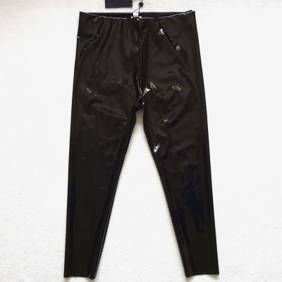 Gianni Bini Faux Leather Leggings Women's Size XL Black Shiny Arabi Vinyl